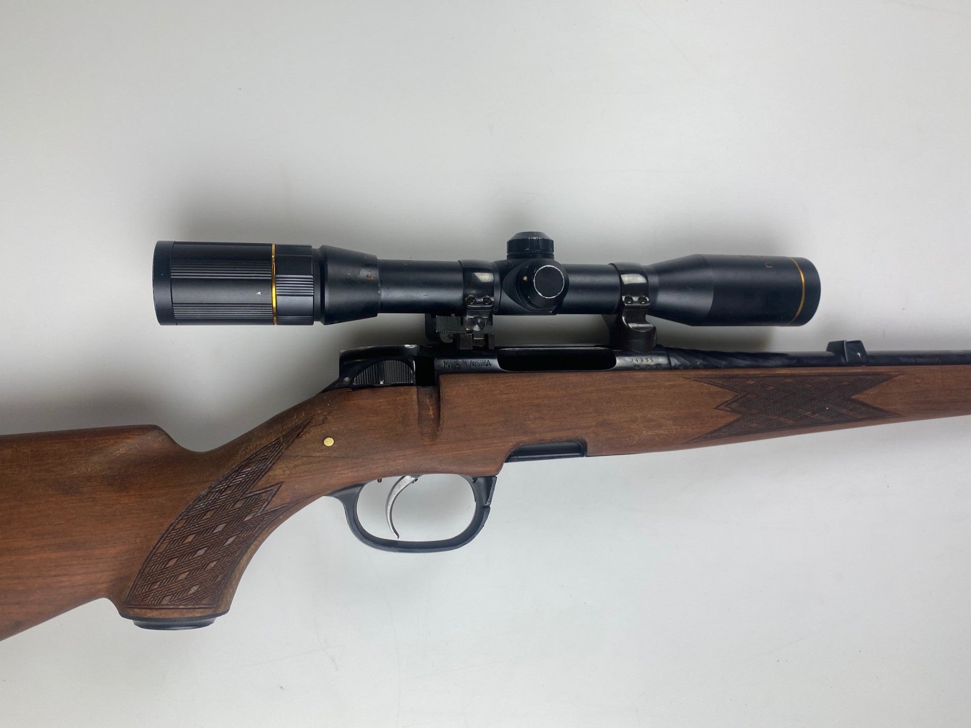 Brugt Steyer Mannlicher 222 rem med miroku 3-9x40 sigtekikkert