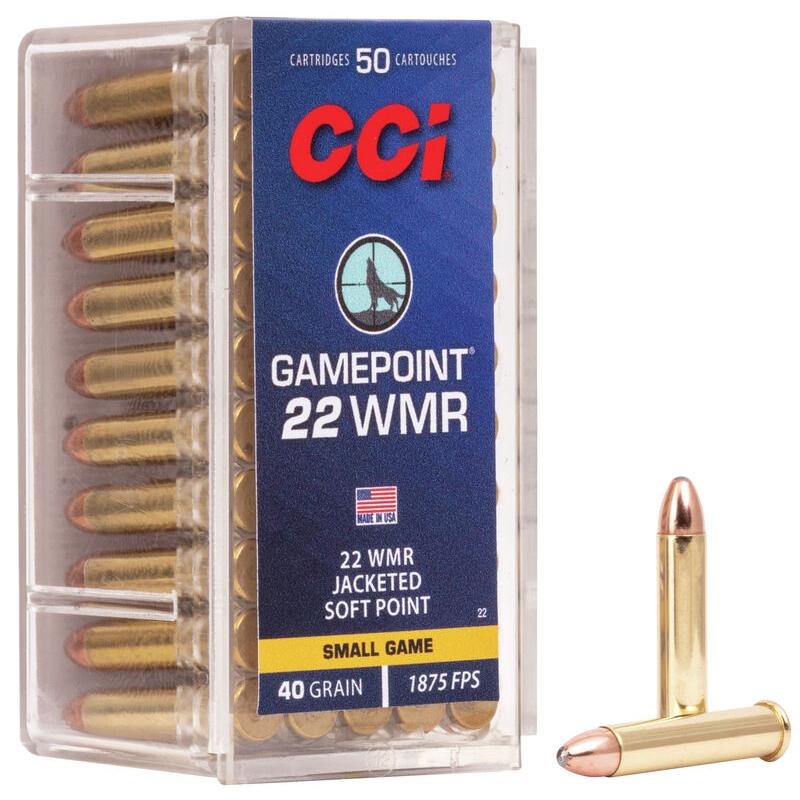 CCI .22 WMR Gamepoint PSP 40gr.
