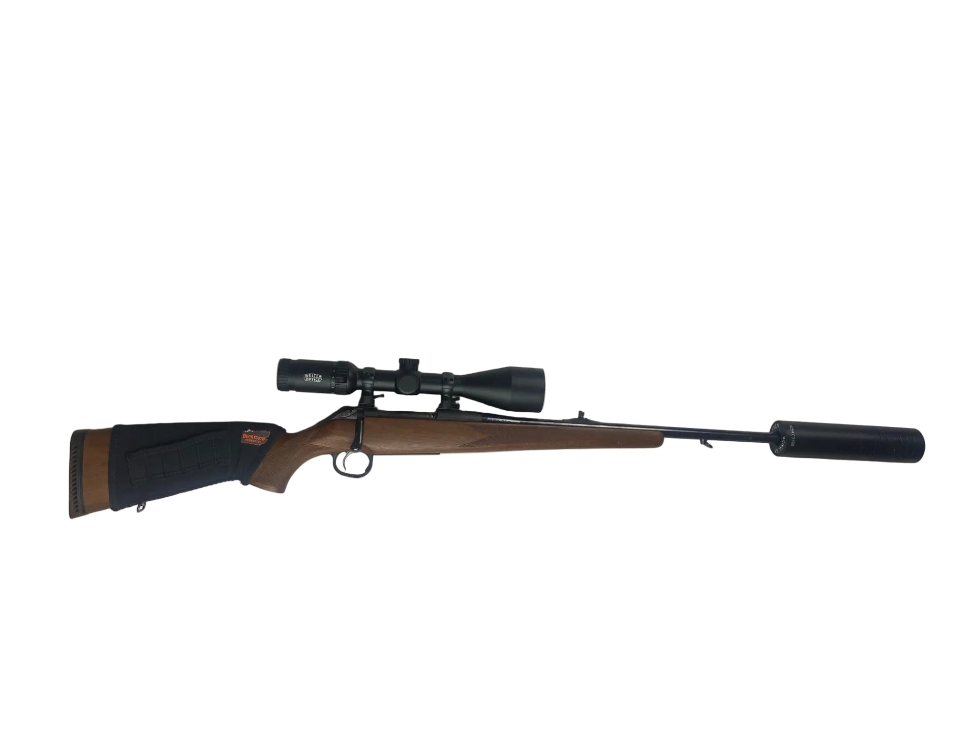 Brugt Danarms 30-06 med Welter 3-12x56 og lyddæmper