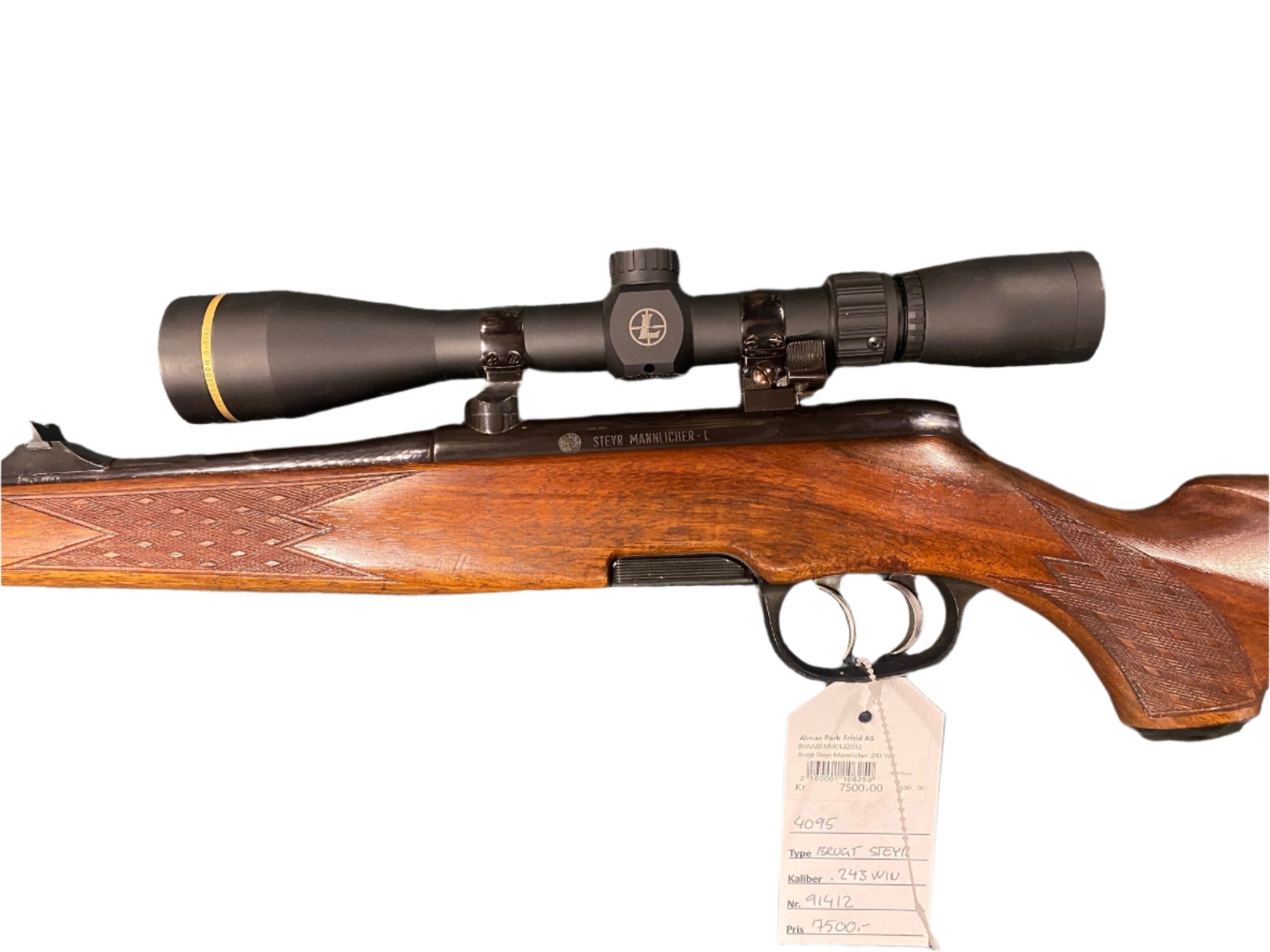 Brugt Steyr Mannlicher .243 Win m/Leupold VX-1 3-9X40