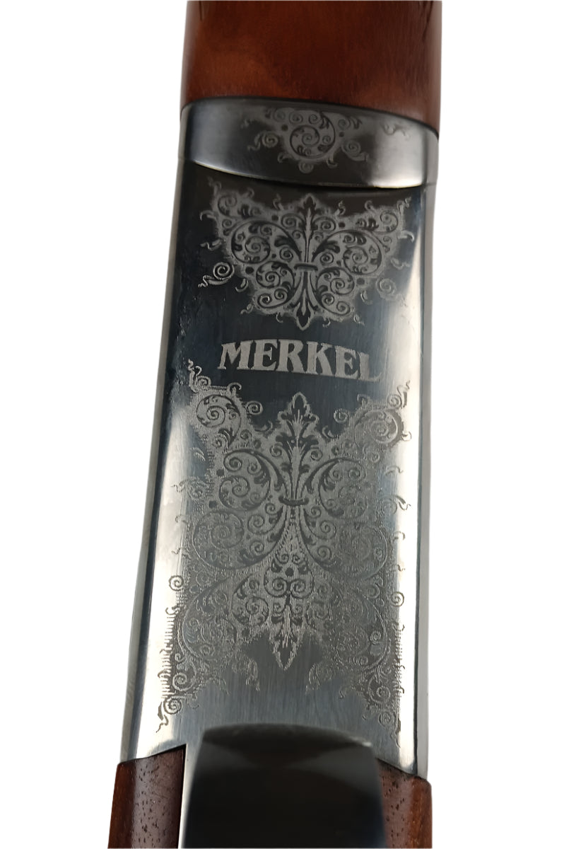 Kommission Merkel BDF 2020E Dobbelt Riffel .30R Blaser