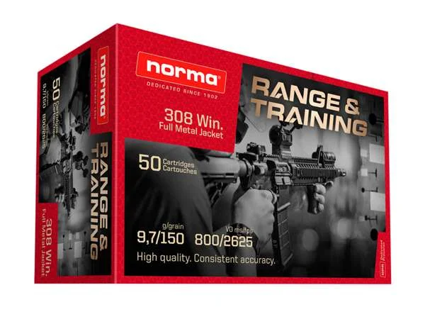 Norma Range & Training .308 Win 9,7g 50 stk