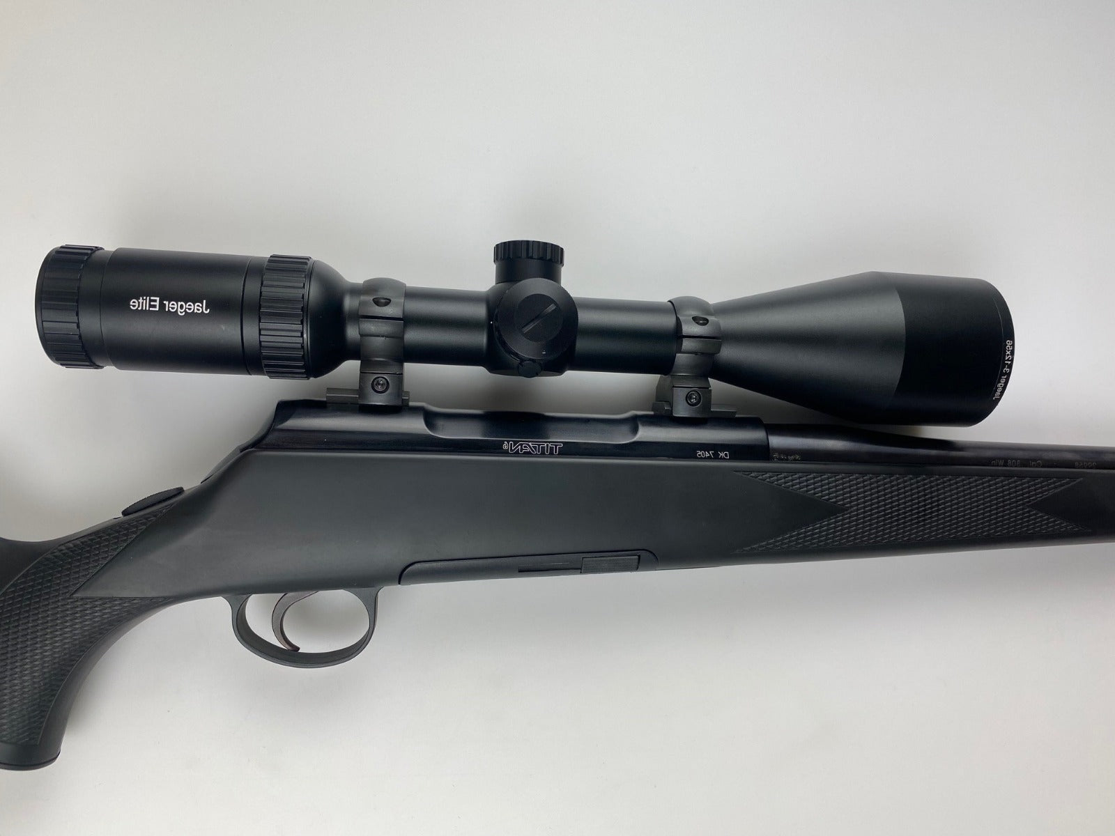 Titan 6 jagtriffel 6,5x55 med jaeger elite 3-12x56 sigtekikkert