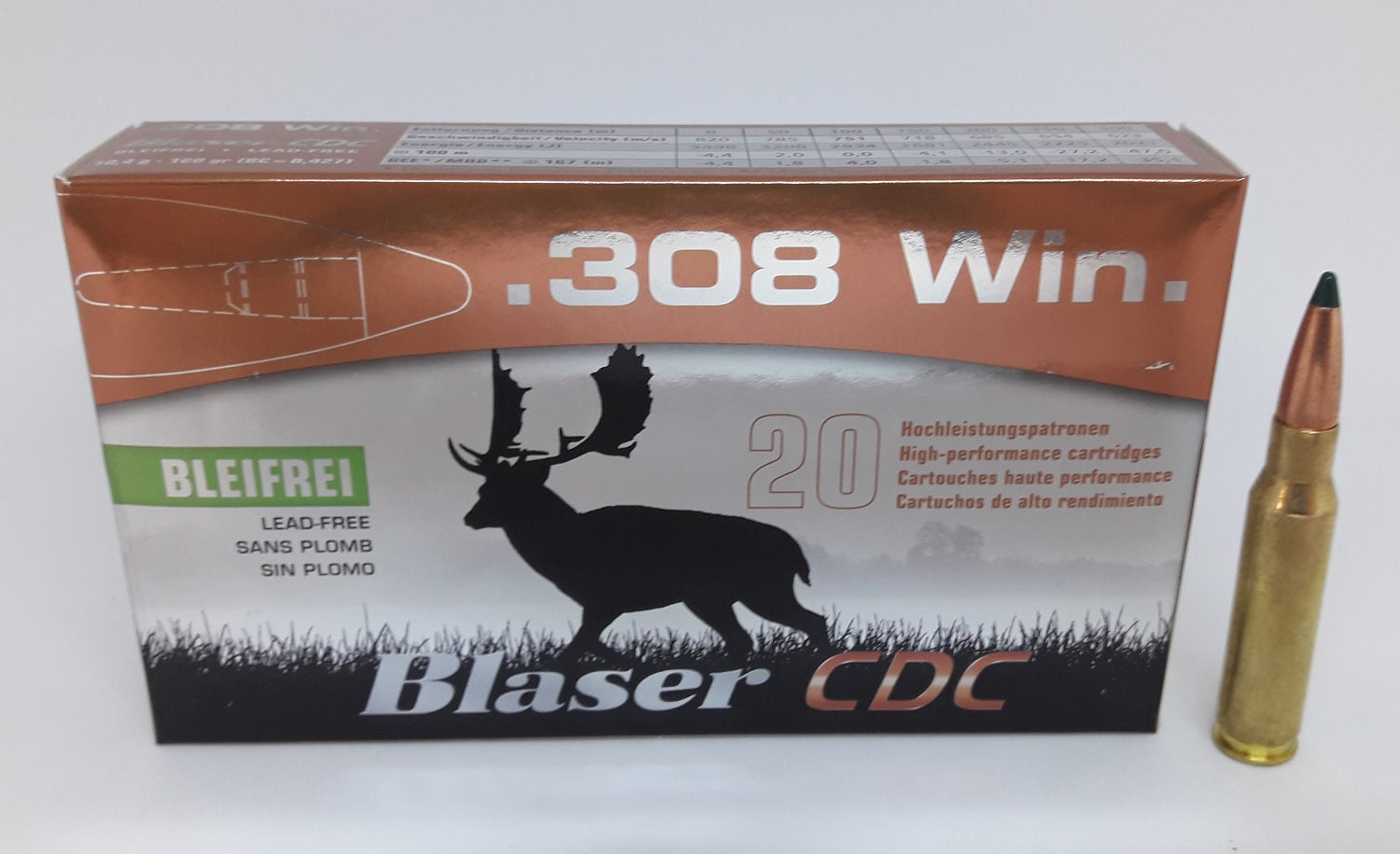 Blaser CDC 10.4g 308 win