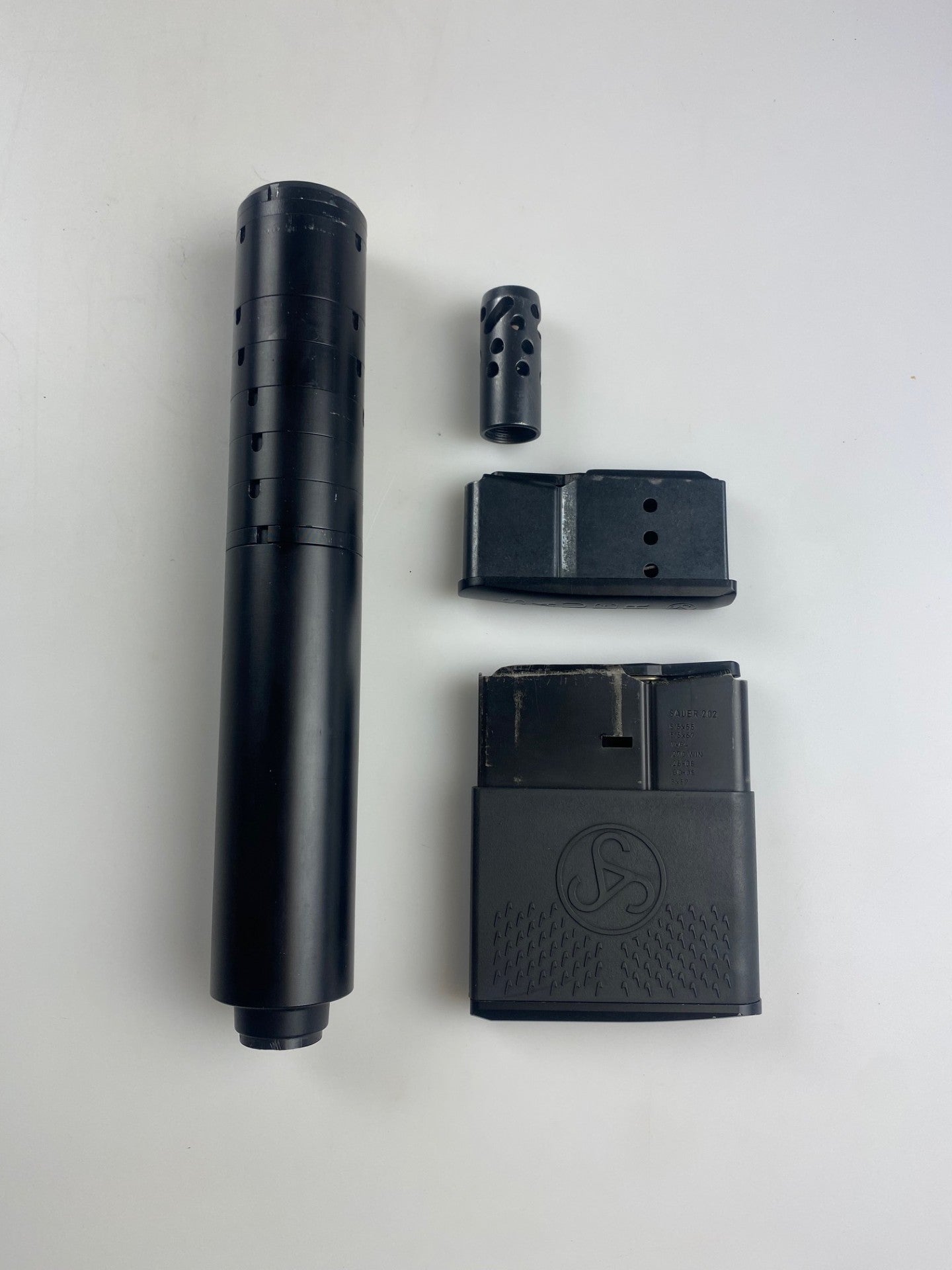 Brugt Sauer 202 Kal. 6.5x55 inkl. Sonic Lyddæmper og Match aftræk