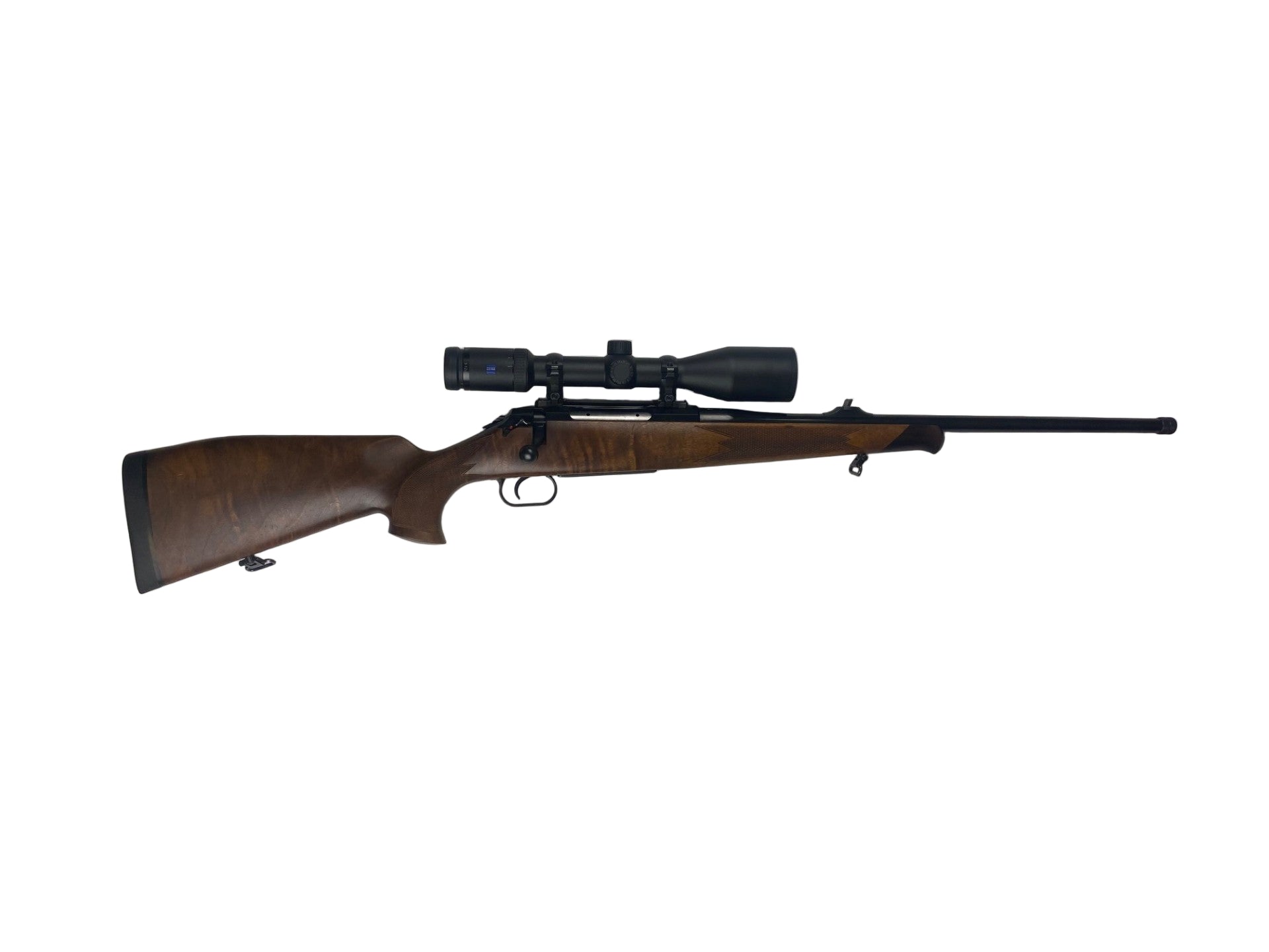 Brugt Mauser 94 6.5x55 incl Zeiss 3-12x50 og Schultz og Larsen lyddæmper
